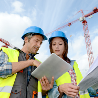 Construction Workers with Security Guard Services in Ontario, CA